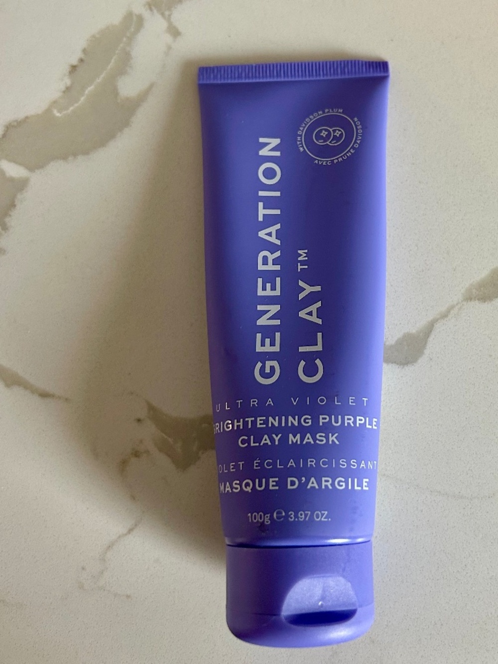 Generation Clay Brightening Purple Clay Mask Australia Made NEW 3.97 oz